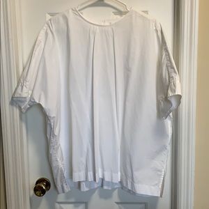 Uniqlo blouse, cotton white tunic! Size L